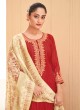 Shagufta Festive Wear Pant Style Salwar Kameez